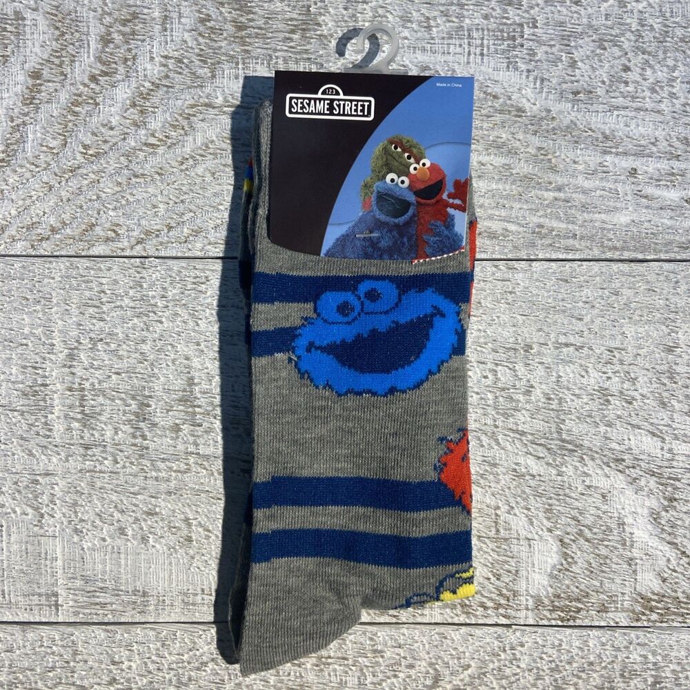 Men's Crew Socks - Sesame Street - Size 8-12 - #D072